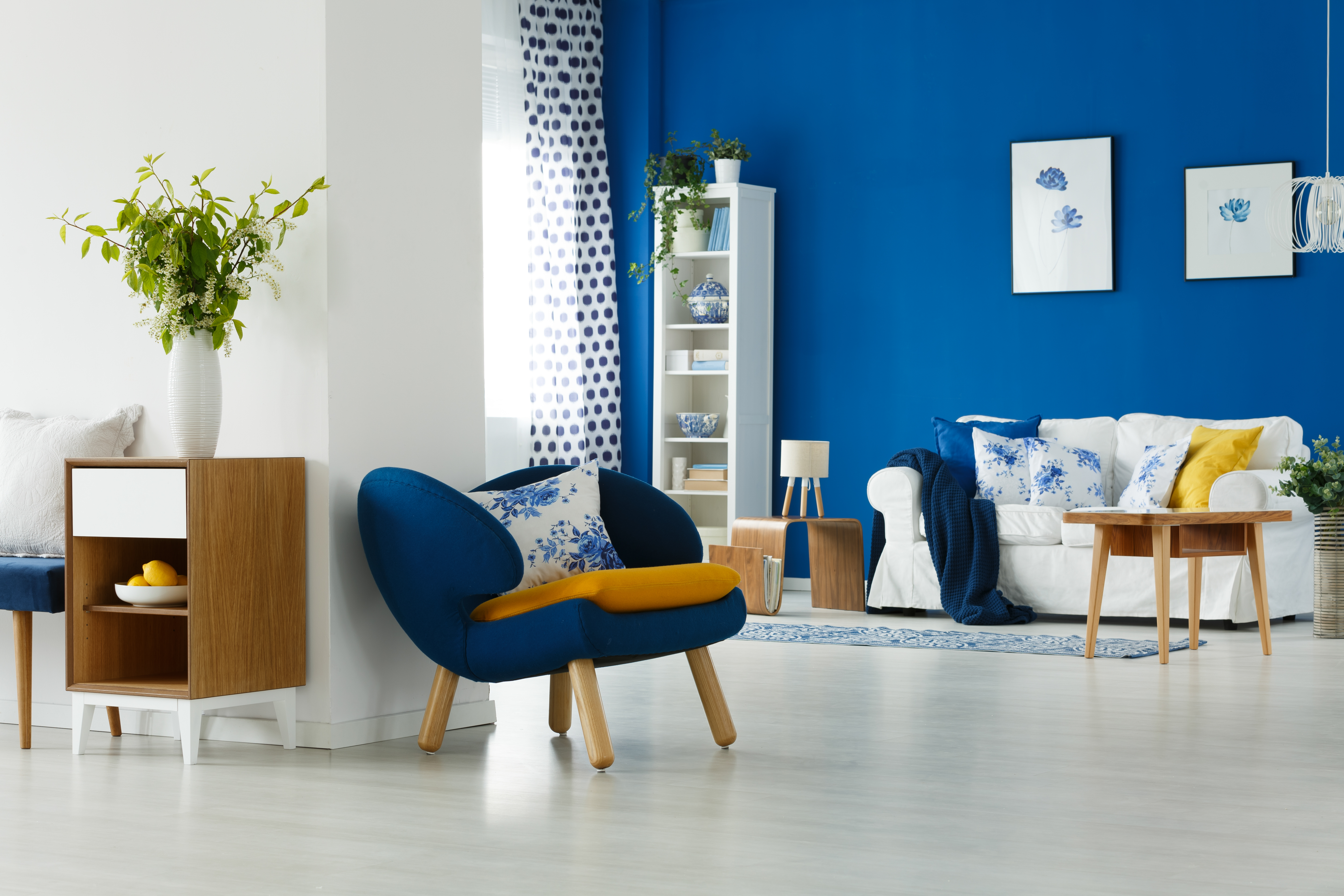 10 Best Wall Colour Combinations for Hall | Urban Design Co.