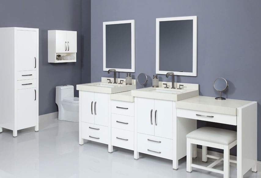 vanity kitchen design 